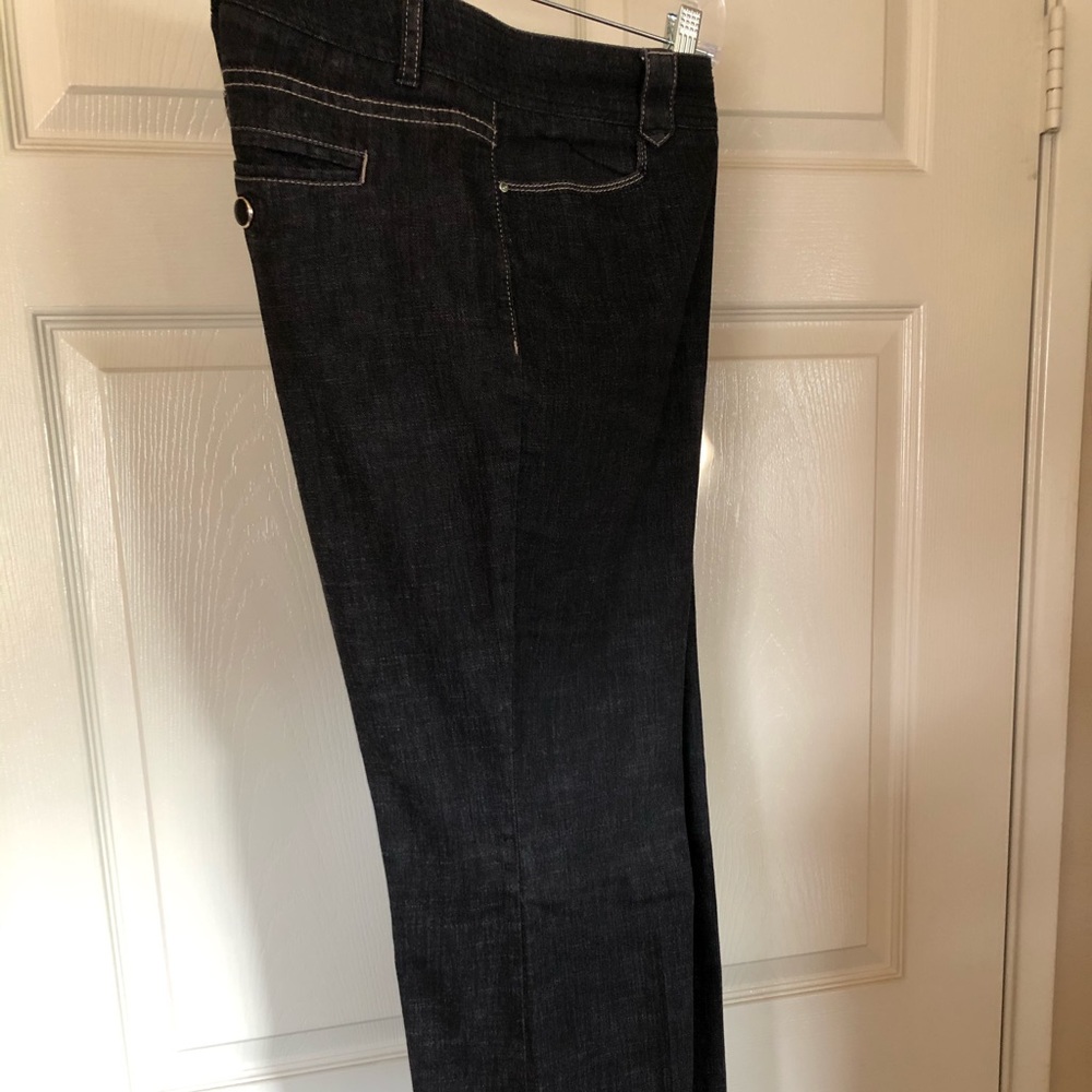 Black Flared Leg Jeans